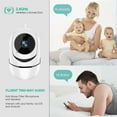 thumbnail image 5 of Baby Monitor with Camera and Audio 1080P Night Vision Motion and Sound Detection 2.4G WiFi Home Security Camera for Baby Nanny Elderly and Pet Monitoring, Works with Alexa, 5 of 8