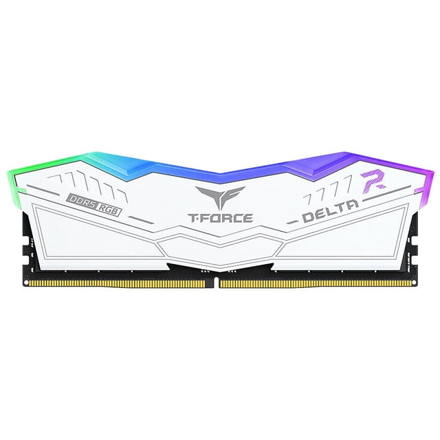 Memoria RAM DDR5 32GB 6000MT/s TEAMGROUP T-FORCE DELTA RGB 1x32GB Blanco