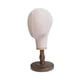 thumbnail image 4 of Cabeza de maniquí de lona para exhibición de estilo, soporte para auriculares, modelo cosmético, exhibición de sombreros base marrón, 4 of 9