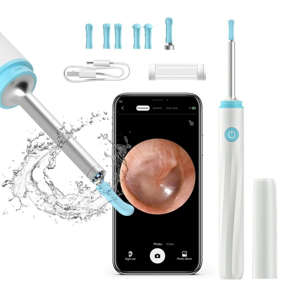 Ear Wax Removal  Ear Camera  Ear Wax Removal Tool Camera With 1080P  Otoscope With Light  Ear Wax Removal Kit With 6 Ear Pick  Ear Camera For IPhone  IPad  Android Phones
