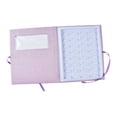 thumbnail image 2 of MERIGLARE False Eyelash Storage Book Dustproof Makeup Display Compact Lashes Container Purple, 2 of 9