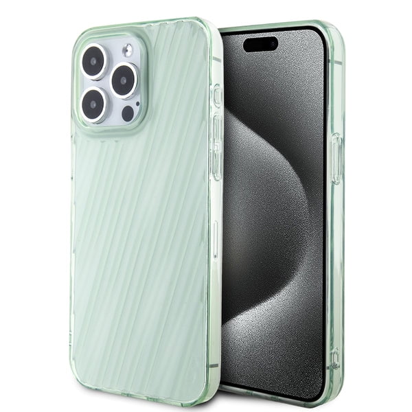 Funda Tumi con Bordes Verdes para iPhone 15 Pro Max TUMI