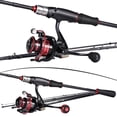 thumbnail image 2 of Sougayilang Spinning Fishing Reel and Rod Combo 1.8m/2.1M Bass Fishing Rod and Spinning Fishing Reels with Fishing Line Full Kit, 2 of 8