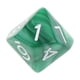 thumbnail image 4 of de Dados Poliédricos D de 2 Piezas, Dado Caras para , , Juguete Verde y negro, 4 of 8