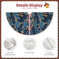 thumbnail image 3 of Sikiie Blue Leaves A Nativity Christmas Tree Skirt, Jesus Christian Winter Holiday Tree Mat Decoration(30-48IN)30", 3 of 6