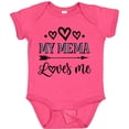 thumbnail image 3 of Inktastic My Mema Loves Me Girls Girls Baby Bodysuit, 3 of 5