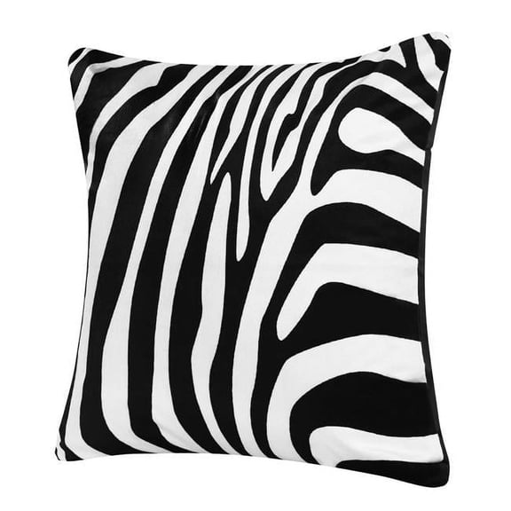 4 x 20 x 20 in. Black Forest Animals Animal Print Zippered Polyester Throw Pillow
