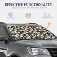 thumbnail image 7 of Picia Flowers 2 Piece Car Windshield Sun Shade Foldable | Foldable Sun Shield for Front Window Blocks UV Rays and Keeps Your Vehicle Cool-Large, 7 of 7