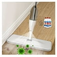 thumbnail image 4 of 360 Degree Spin Flat Spray Mop Refill Mop With Reusable Microfiber Mop Pads For Hardwood Laminate Tile Floor Cleaning ,Easy to Use, 4 of 7