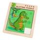 thumbnail image 2 of Rompecabezas de animales de dibujos animados, diapositiva de números, juego de combinación de formas, aprendizaje de habilidades motoras finas Caimán, 2 of 9