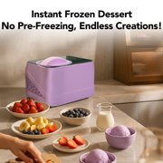 Whynter 0.8 Quart Compact Automatic Ice Cream Maker with Stainless Steel Bowl, Lilac Haze ICM-080-LH