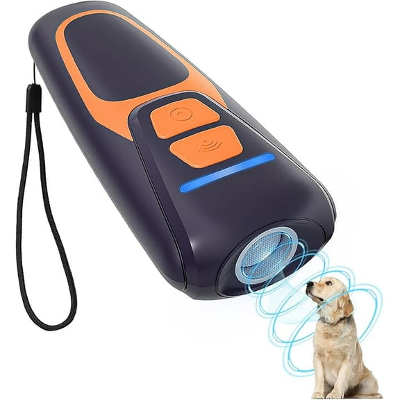 Dog Bark Deterrent Devices, Rechargeable Ultrasonic Anti Barking Device for Dogs, Dog Bark Control Devices 50FT Range Safe for Dogs & Human Portable Indoor Outdoor, Dog Training & Behavior Aids