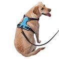 thumbnail image 2 of Fuzoiu Hanging Orchids Floral Blue Print Reflective Dog Harness,Adjustable, Breathable Pet Vest,Dog Harness No Pull,No Choke Pet Vest for Small, Medium, and Large Dogs-Small, 2 of 6