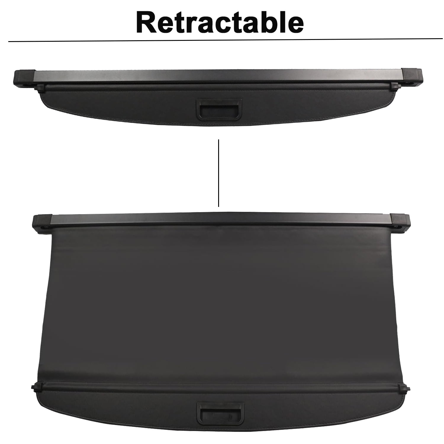 Fit Toyota RAV4 2019 2020 2021 2022 2023 2024 2025 Black Retractable Cargo Cover for Toyota RAV4 Prime 2019-2025 SUV Accessory Rear Trunk Car Privacy Shield Shade Cover