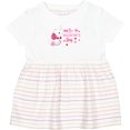 thumbnail image 3 of Inktastic My 1st Valentine's Day with Elephant Girls Baby Dress, 3 of 5
