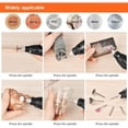 thumbnail image 3 of GOXAWEE 18W Mini Corded Rotary Tool with 181 Pcs Accessories for DREMEL, 3 of 6