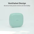 thumbnail image 2 of Maobuli Slim Retainer Case for Travel, Compact Aligner Holder with Removal Tool & Chewie, Small Portable Night Guard Container (Mint Green), 2 of 6