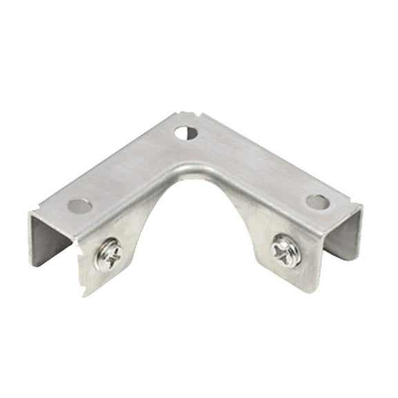 Giaone 6pcs/set Glass Clamp Support Brackets set L Shape Glass Shelf Clip Holders set