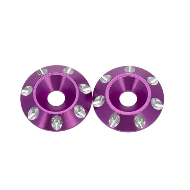 Control remoto Metal Junta de ala trasera 1/8 Fortalecimiento desmontable Modificación de protección de la cola Actualización Reemplace Parts Potple Pack de 2 Inevent HA012076-03