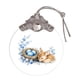 thumbnail image 4 of Uuiauoio Glass Easter Ornament 2D Flat Pendant with Bunny Egg Designs for Tree Gift Basket Filler Holiday Party Decorations Keepsake, 4 of 5