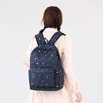 thumbnail image 4 of HUISZJ 3Pcs Strawberry Printed School Backpack, Students Bookbags Set with Lunch Box, Cute Daypack Bag Set for Women College (Black), 4 of 10