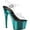 Clear PVC/Turquoise Chrome, variant on Women's Pleaser Adore 708