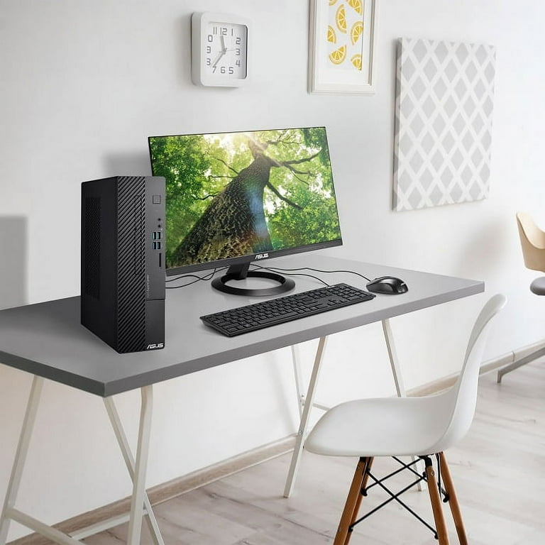 ASUS ExpertCenter Desktop Tower Computer, Intel Core i5-11400, 8GB
