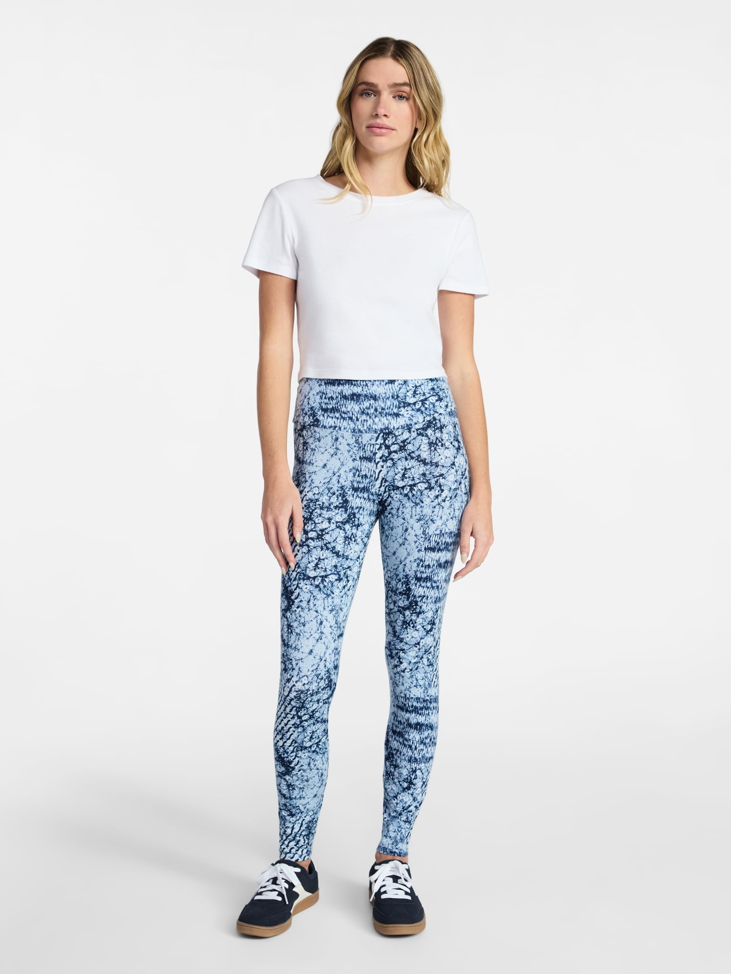 No Boundaries High Rise Ankle Leggings, 27” Inseam, Women’s Sizes XS-XXL