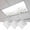 White, variant on White Floral Magnetic Fluorescent Light Covers for Ceiling Lights 2x4Ft, Vintage Botanicals Blossom Motif Spring Office Classroom Kitchen Drop Ceiling Light Covers Lighting Filters Shade Panel 3Packs