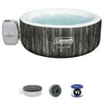 thumbnail image 6 of Coleman Bahamas AirJet Inflatable Outdoor Round Hot Tub 2-4 Person with Pump #P08411, 6 of 17