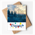 thumbnail image 1 of Science Nature Green Forestry Scenery Wedding Cards Congratulations Greeting Envelopes, 1 of 3