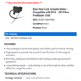 thumbnail image 2 of Rear Door Lock Actuator Motor - Compatible with 2016 - 2019 Ram ProMaster 1500 2017 2018, 2 of 2