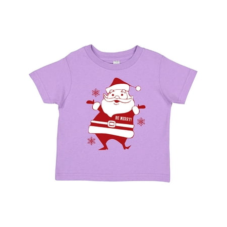 

Inktastic Be Merry Santa Gift Toddler Boy or Toddler Girl T-Shirt