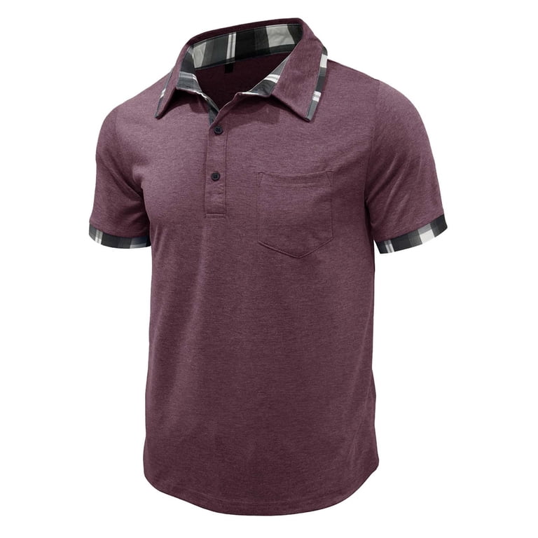 CYiJun George Polo Shirts for Men Short Sleeve Golf Shirts with
