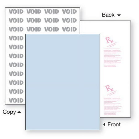 Security Paper, 1 Part, Blue