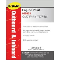 Moeller 25433 12 oz Engine Paint for 1972-1980, Johnson White