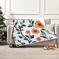 thumbnail image 7 of Yayeee Throw Blanket for Couch Soft Warm 50" x 60" Sofa Chair Bed Decoration, Flowers Pattern, 7 of 7
