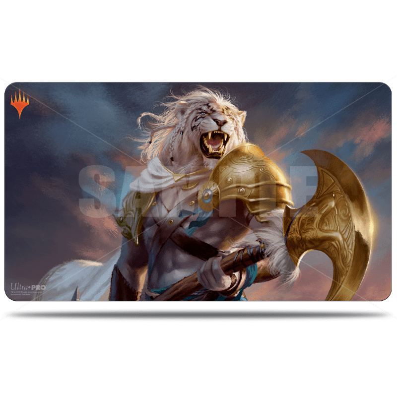 MTG Core Set 2020 V1 Ajani Strength of the Pride Ultra Pro Printed Art Magic the Gathering Card MTG Core Set 2020 V1 Ajani Strength of the Pride Ultra Pro Printed Art Magic the Gathering Card