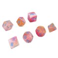 thumbnail image 3 of 7 Die dés Ensemble Polyèdre Acrylique dés Table Multi Couleur de Jeu dés pour Jeu de Rôle de Conseil de Type 5, 3 of 8