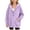 Purple, variant on Bixock Toddler Girls Hoodies,Girls Long Sleeve Tops,Kids Crewneck Pullover Hooded Solid Color Thin Sweatshirt Windproof Soft Warm Everyday Wear Girls Clothings