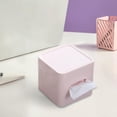 thumbnail image 3 of Caja de pañuelos, rollo de caja de almacenamiento de papel, organizador, servilletero de moda, soporte para pañuelos faciales para Bar, hogar, Hotel, Rosa Sunnimix dispensador de papel, 3 of 8
