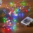 thumbnail image 2 of 2 Pack 32.8 Ft. Battery Operated Outdoor String Lights with Remote & Timer, LED Multi Color Fairy Lights, Waterproof Twinkle Lights for Bedroom, Dorm, Mason Jar, Wedding, Party, Christmas, 2 of 14