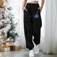 thumbnail image 4 of outfmvch sweatpants women autumn winter s workout home warm elastic waist pants for women cargo pants, 4 of 9