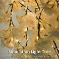 thumbnail image 5 of Cherry Blossom Tree Light, 6ft Lighted Trees for Decoration Inside, 450 LED Lights Cherry Blossom Tree Artificial, Lighted Cherry Blossom Tree for Home Patio Party Festival Christmas Decor Warm White, 5 of 6