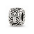 thumbnail image 1 of FB Jewels Sterling Silver Reflections Cross Spacer Bead, 1 of 1
