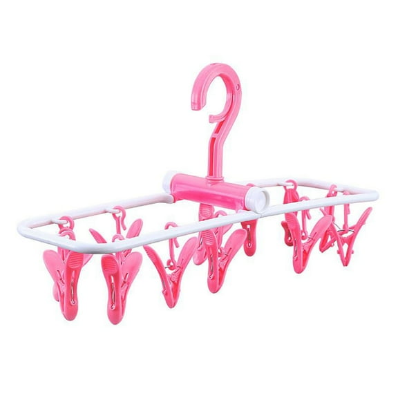 FONDOTIN Laundry Drying Rack for Bras and Lingerie, Air Dry Clothes Organizer with Multiple Clips