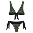 thumbnail image 2 of Neinkie 2Pcs/Set Women Two Piece Swimsuit Sexy Swimwear Halter String Triangle Bikini Sets, 2 of 7