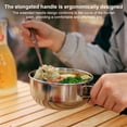 thumbnail image 5 of Stainless Steel Folding Bowl Portable Outdoor Camping Hiking Backpacking BBQ Picnic Travel Food Grade Collapsible Cooking Serving Bowl Dishware, 5 of 8