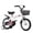 Pink -1, variant on POVANL 16 inch kids bike with training wheels and stand Adjustable saddle Suitable for boys and girls aged 4-8 years tall Height 41-53 inches,around 85% assembled body,With storage frame,Gift(Green)