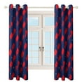 thumbnail image 4 of Buffalo Football 2pcs Blackout Curtains For Living Room Bedroom， Grommet Top Window Set for Left And Right Biparting Open, 4 of 6